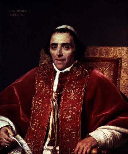 Jacques-Louis David Portrait of Pope Pius VII